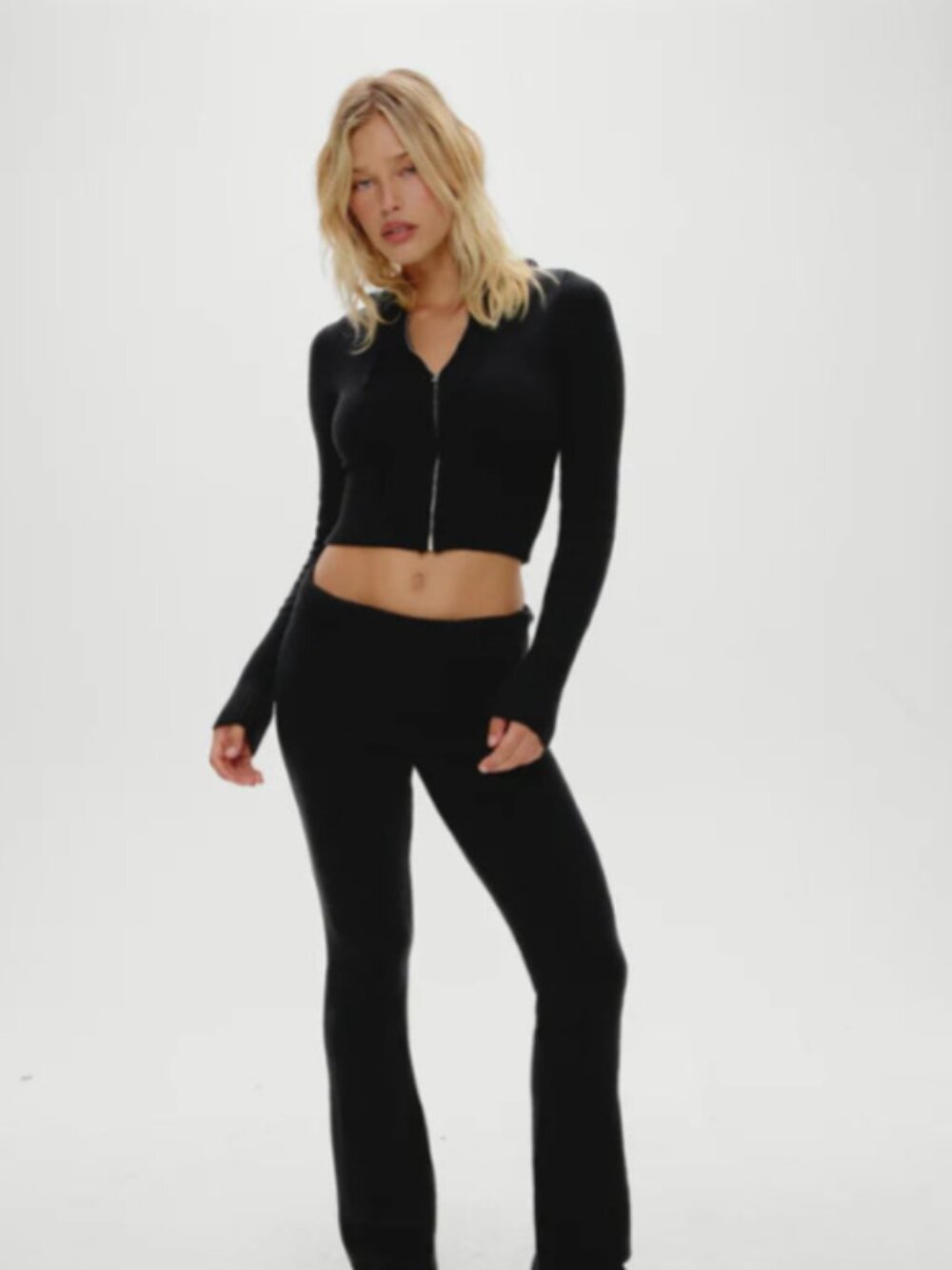 Frankie's Bikinis Aimee Zip Up Hoodie